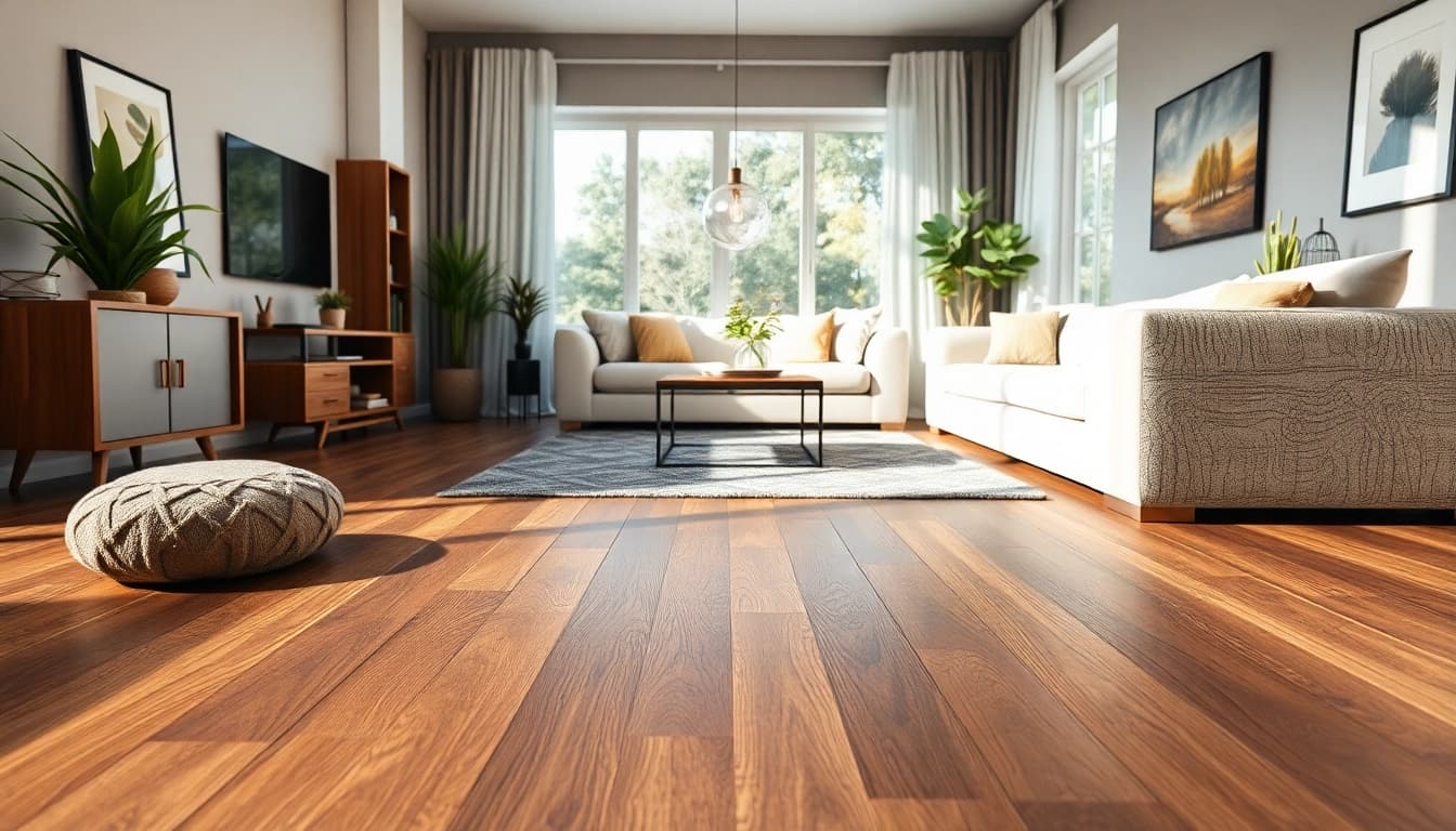 Transform your space with stunning vinyl plank flooring that adds warmth and style.