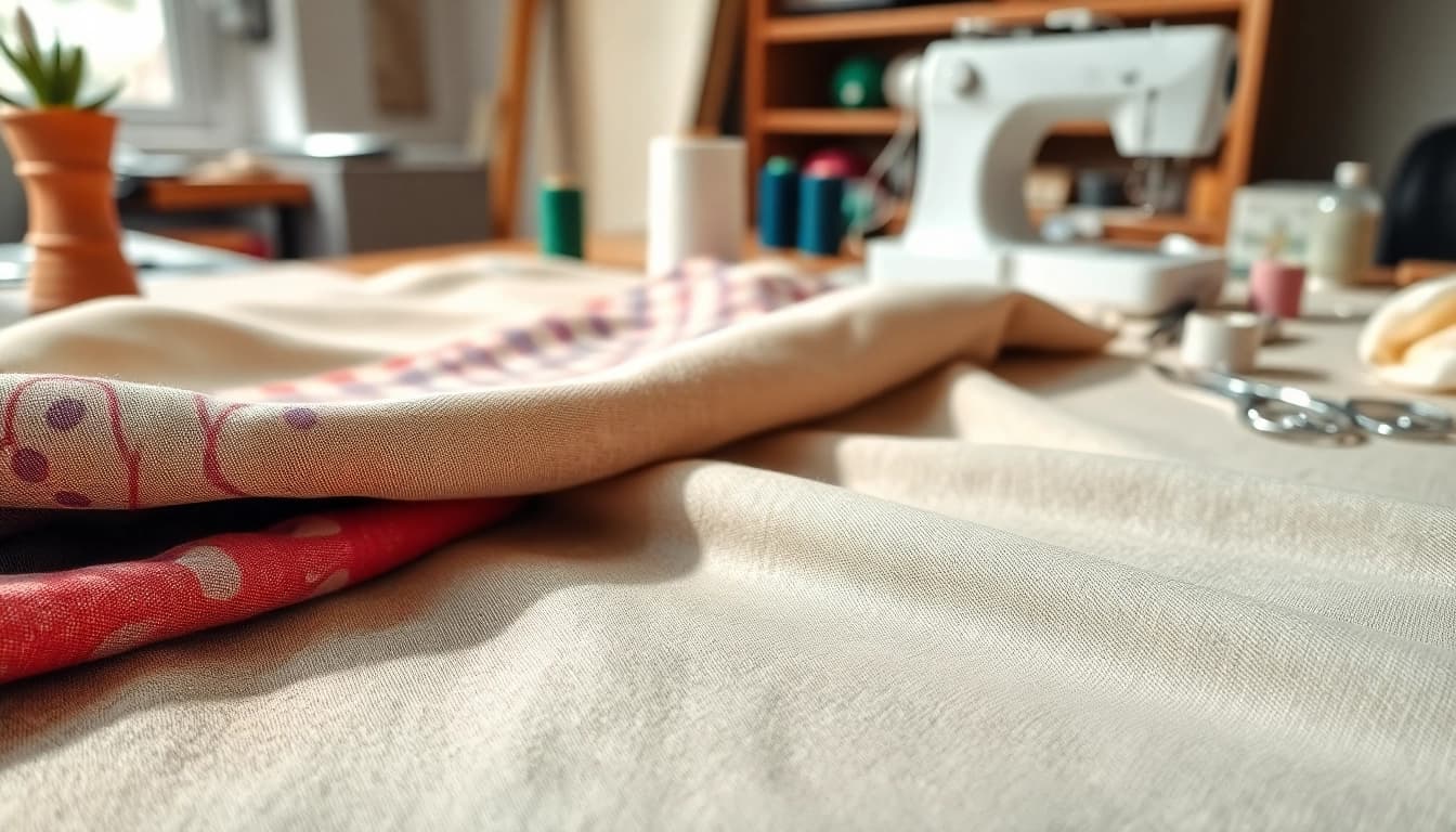 Gebruik linnen stof voor jurken om unieke en elegante modecreaties te maken.