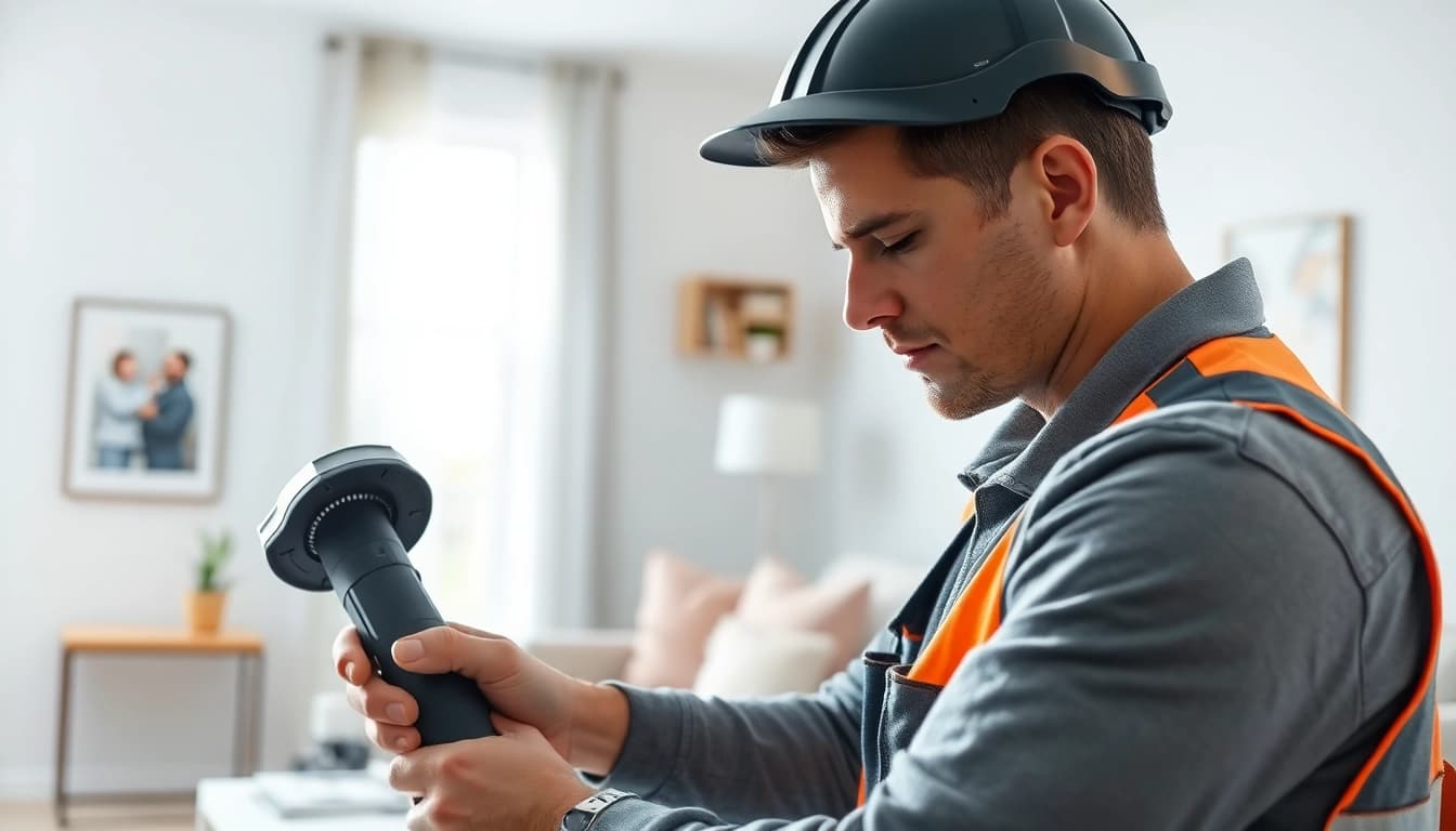 Air Duct Cleaning in Charlotte - Professional technician cleaning air ducts for improved indoor air quality.