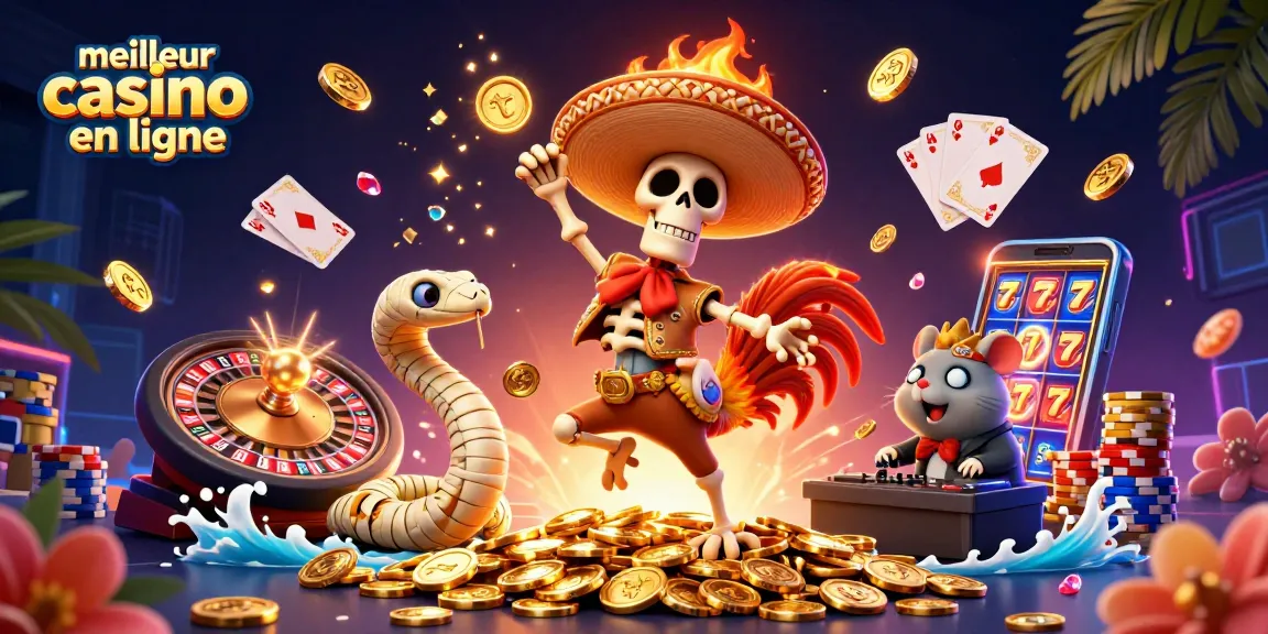 Gagnez sur le meilleur casino en ligne avec des jeux, des bonus et des animations colorées