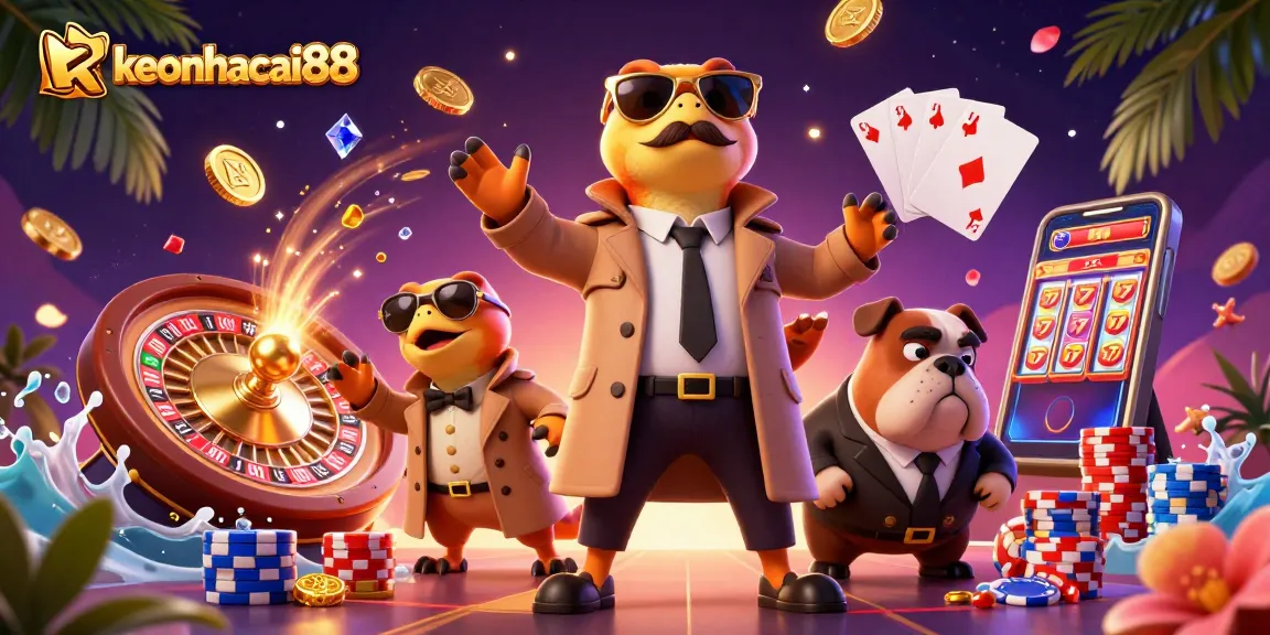 Enter the exciting casino scene with keonhacai88, where raptors and a bulldog bouncer blend uniqueness and fun.