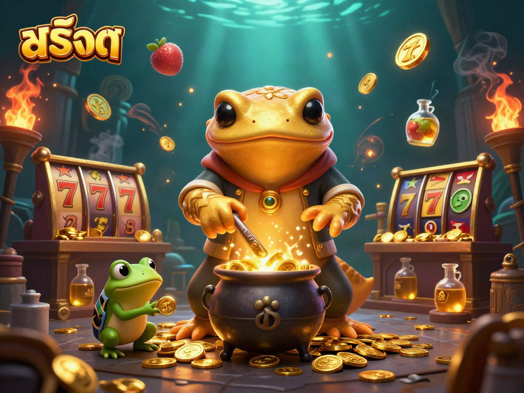 Spin the slots with สล็อต, where golden alchemy meets vibrant fruit reels in a magical casino.