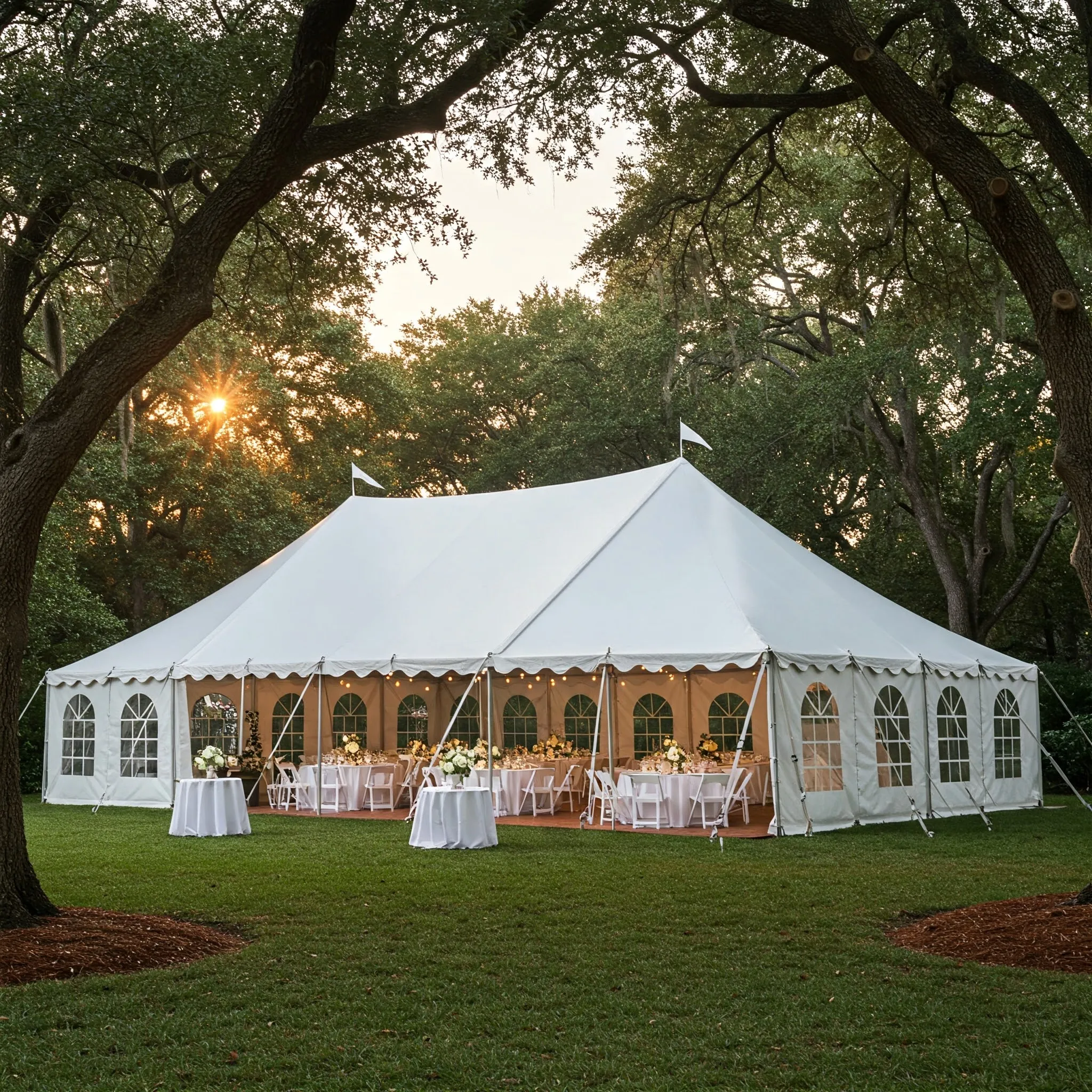 Complete Wedding Tent Chair &amp; Table Rentals