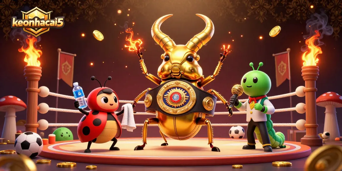 Experience the excitement of keonhacai5 with dynamic sports betting action and engaging illustration.