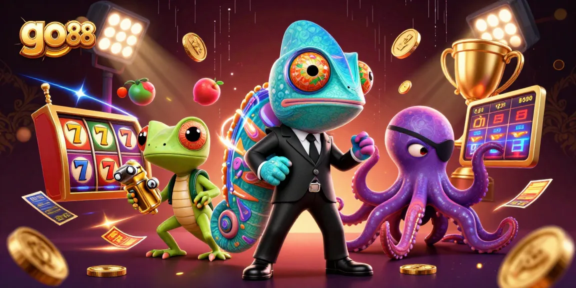 Win big with go 88 at this vibrant online casino featuring thrilling slot action and dynamic characters.