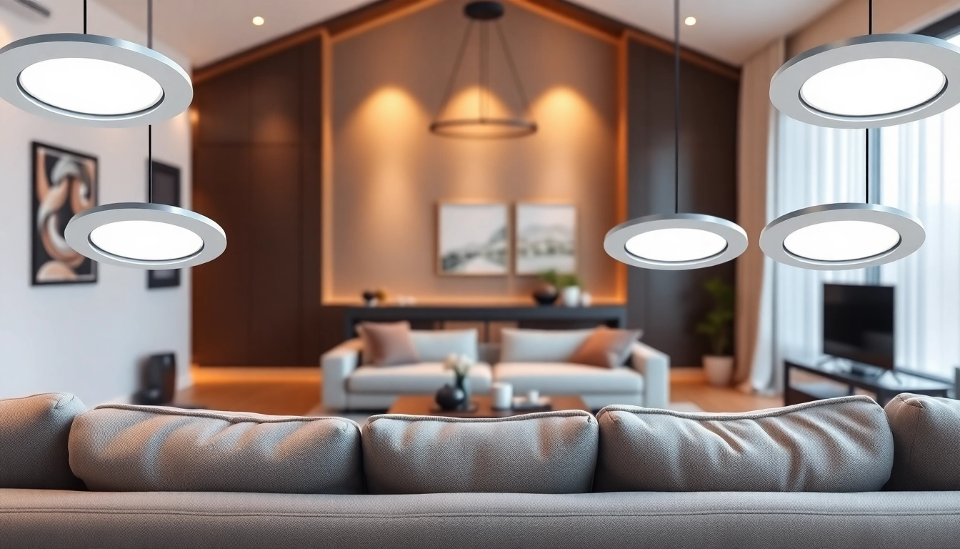 Inbouwspots verlichten een moderne woonkamer met stijl en sfeer.