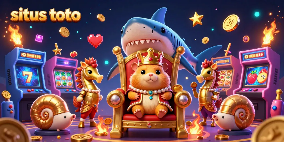 Experience the thrill of situs toto with a vibrant gaming scene packed with excitement and characters.