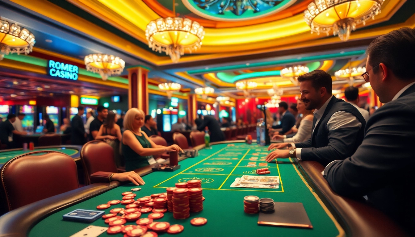 Experience thrilling gameplay at 8win malaysia with an engaging dealer and vibrant casino atmosphere.