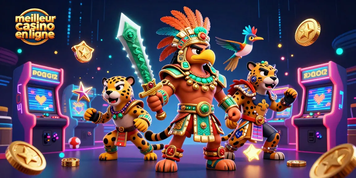 Profitez des jeux au meilleur casino en ligne avec cette illustration vibrante.