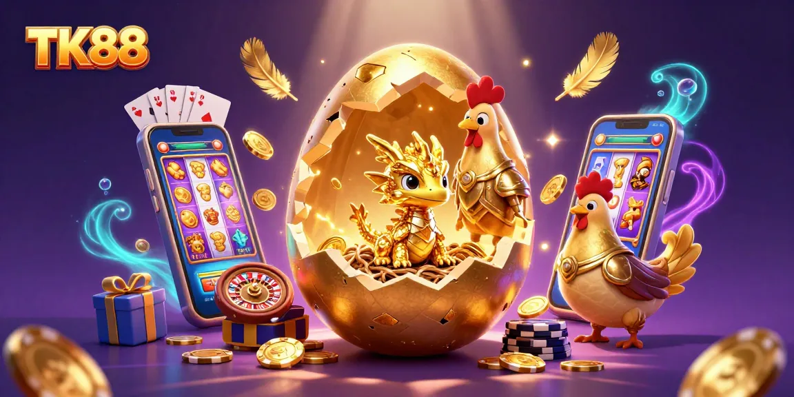 Experience big wins with TK88's golden dragon and immersive gaming elements!