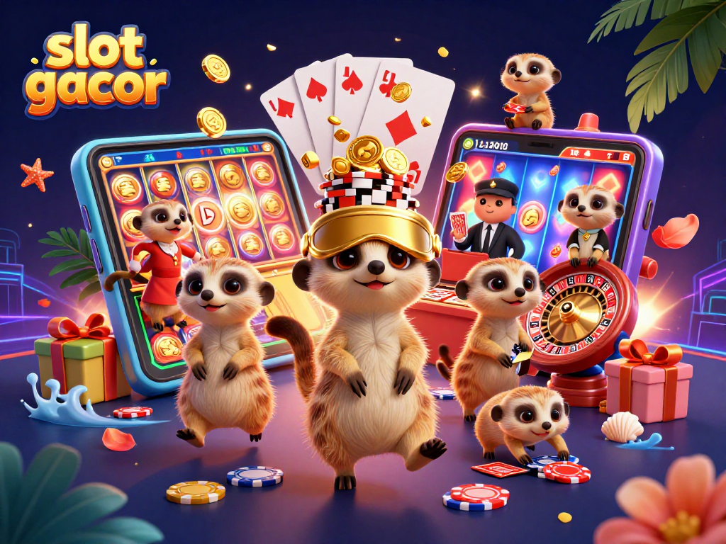 Slot gacor mengundang petualangan seru di dunia kasino oleh koloni meerkat.