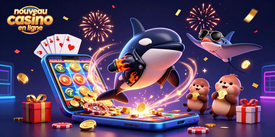 Jouez au nouveau casino en ligne avec des jeux dynamiques, des jetons d'or et des animations captivantes.