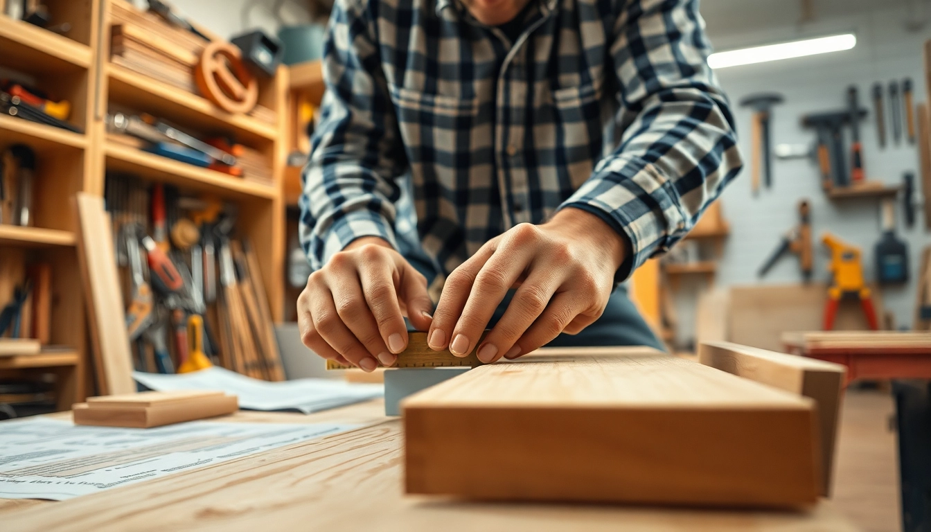 Carpentry Apprenticeship Near Me - carpenter focused on woodworking tasks in a bright workshop.