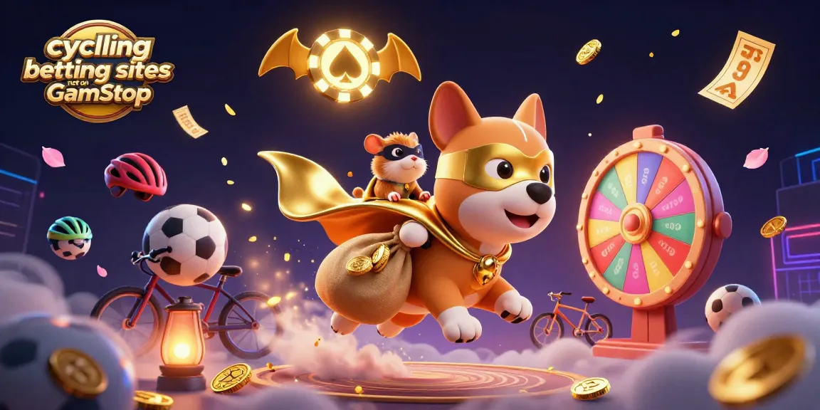 Engage with cycling betting sites not on GamStop featuring fun, dynamic characters and casino elements.