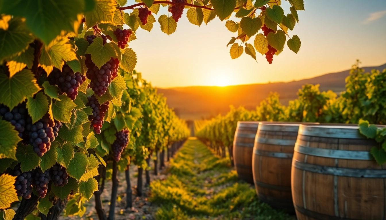 Discover scenic Clarksburg ca wineries with lush vineyards bathed in sunset glow.