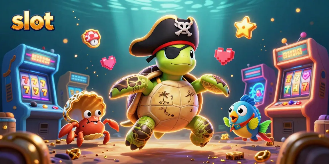 Engage with vibrant slot gaming action in this 3D illustration featuring characters and bright game elements.