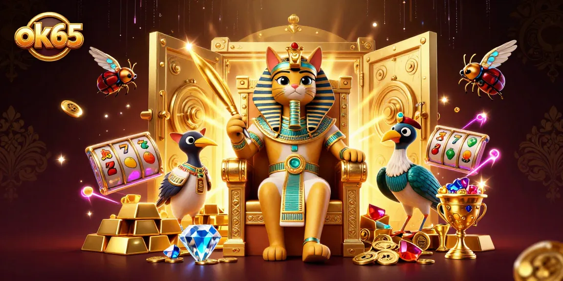 Engage with ok65 slots and jackpot excitement amid golden wealth and ancient allure