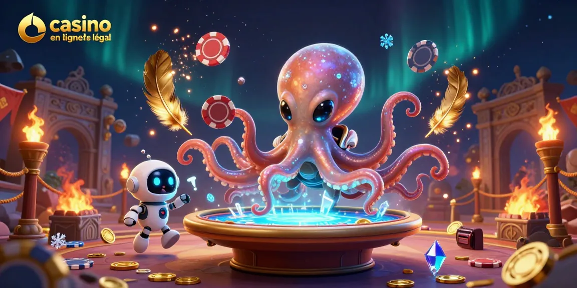 Avec le casino en ligne légal en France, pariez avec un octopus extraterrestre sur des tables de poker holographiques.