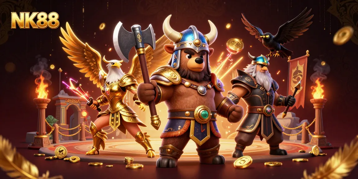 Bet on thrilling games at NK88 with dynamic characters and vibrant, rich visuals.