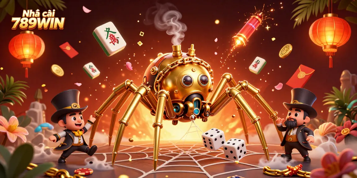 Catch exciting wins at Nhà cái 789WIN with this vibrant casino-themed 3D illustration.