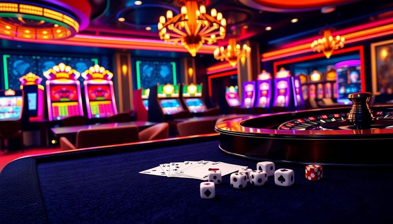 Experience the luxury of kjc rr88 with vibrant casino tables and exciting digital interfaces.