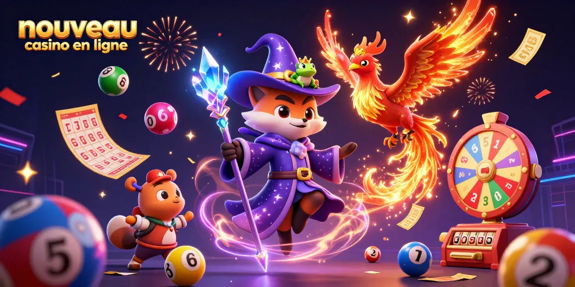 Jouez dans un nouveau casino en ligne avec le mystique renard magicien et son compagnon phoenix illuminé.
