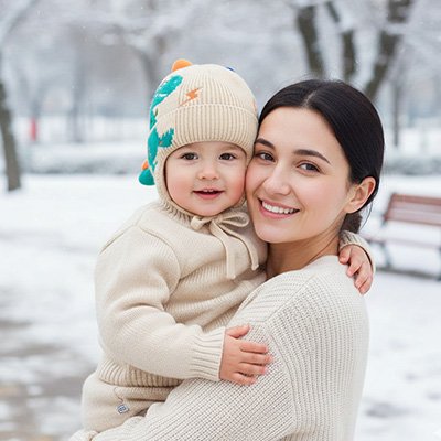 Le bonnet bébé naissance : pour garder la tête de bébé au chaud