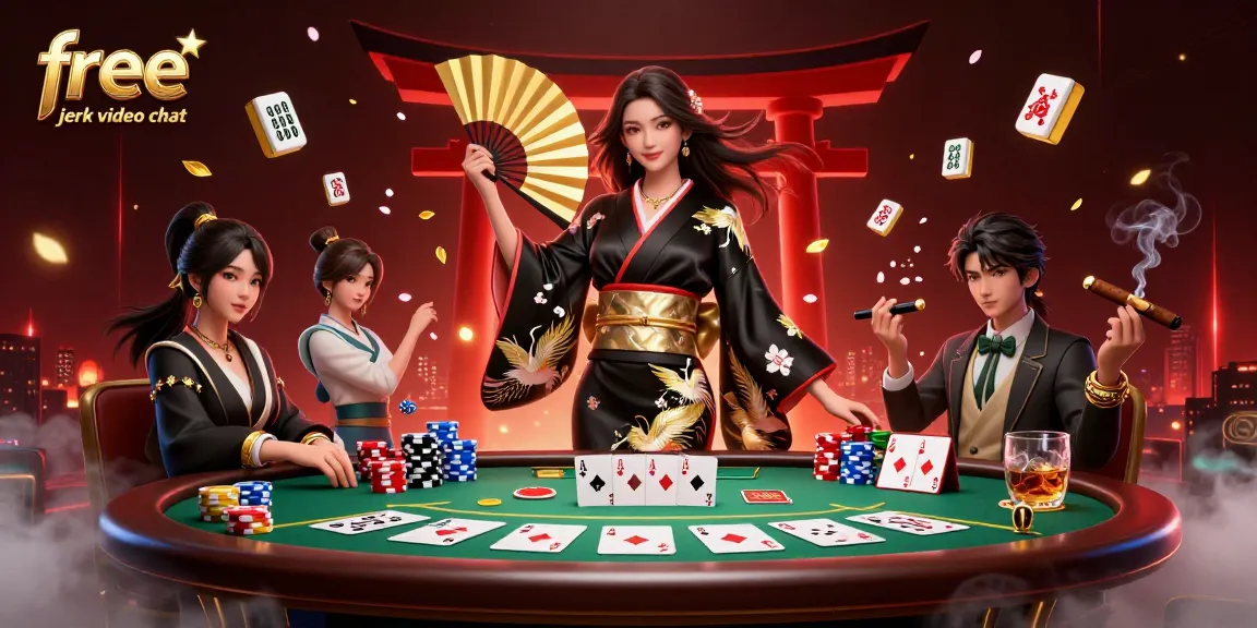 Experience free jerk video chat with real users in an interactive, anonymous casino setting