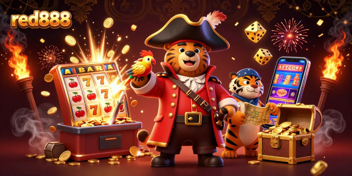 Experience exciting wins at red888 with a 3D pirate-themed casino adventure brimming with jackpots and vibrant games.