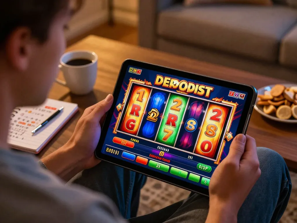 Experience slot deposit 2rb while gaming online in a cozy living room