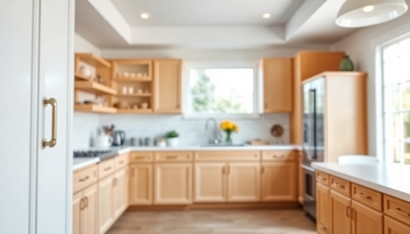 Revamped kitchen showcasing Cabinet Refacing Saint Petersburg FL with modern design elements.
