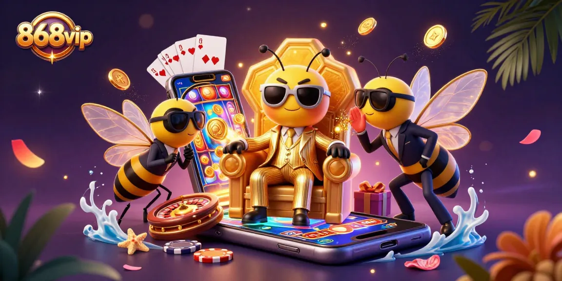 Experience the thrilling world of 868vip casino gaming with a vibrant 3D scene filled with action