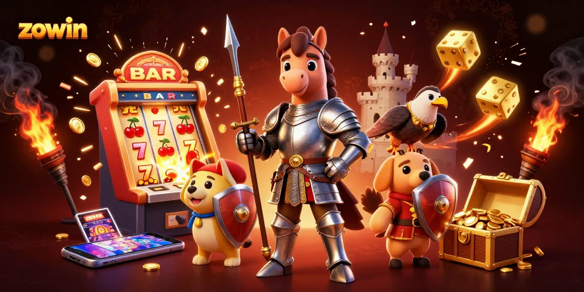 Zowin offers thrilling gaming experiences with its vibrant slot machines and exciting jackpot rewards.