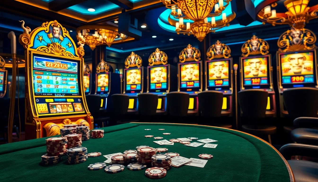 Spin the slot zeus machine for a chance at thunderous wins in a glamorous casino.