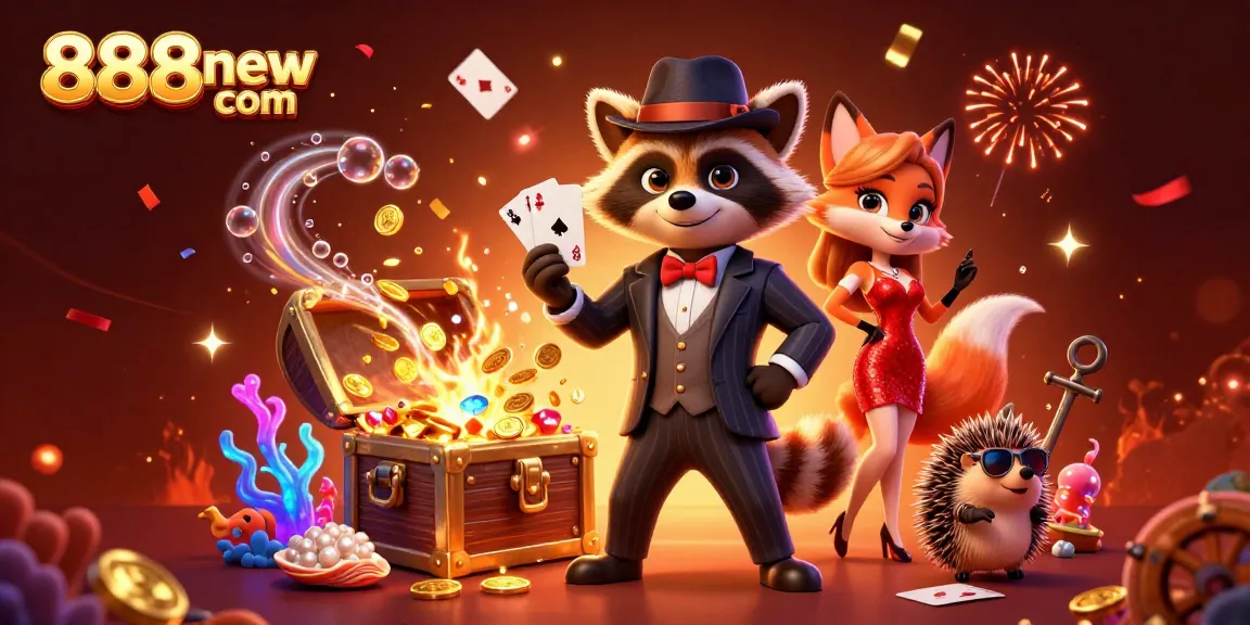 Experience thrilling wins at 888new com with vibrant characters and casino elements for a dynamic gaming scene.
