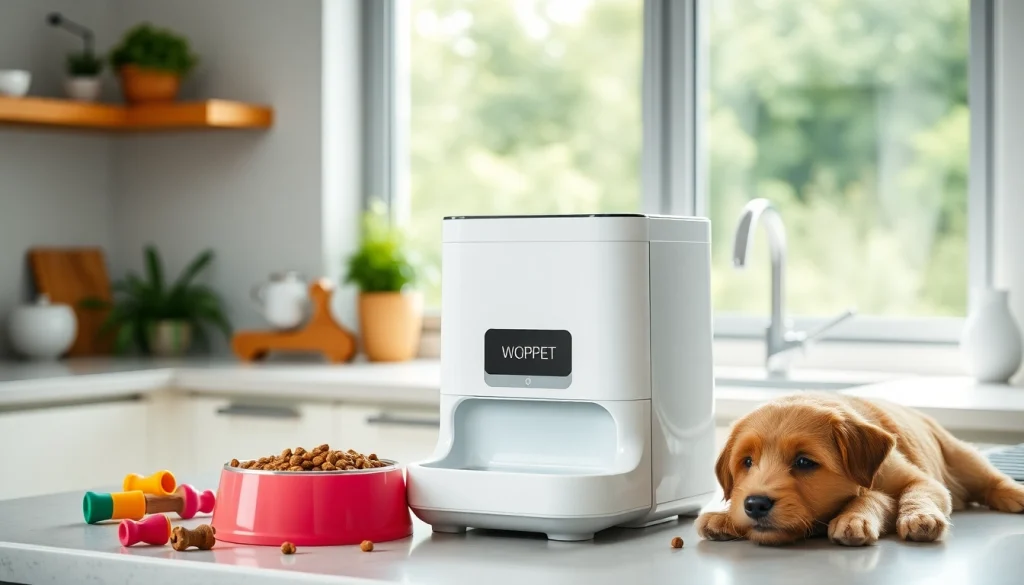 Feeding Ease and Convenience with the WOPET Automatic Pet Feeder