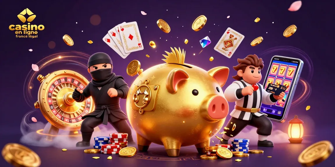 Jouez au casino en ligne France légal avec un chien-chargé de pièces d'or et une ambiance fantastique.