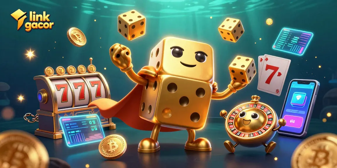 Experience winning strategies with link gacor in this vibrant 3D casino scene.