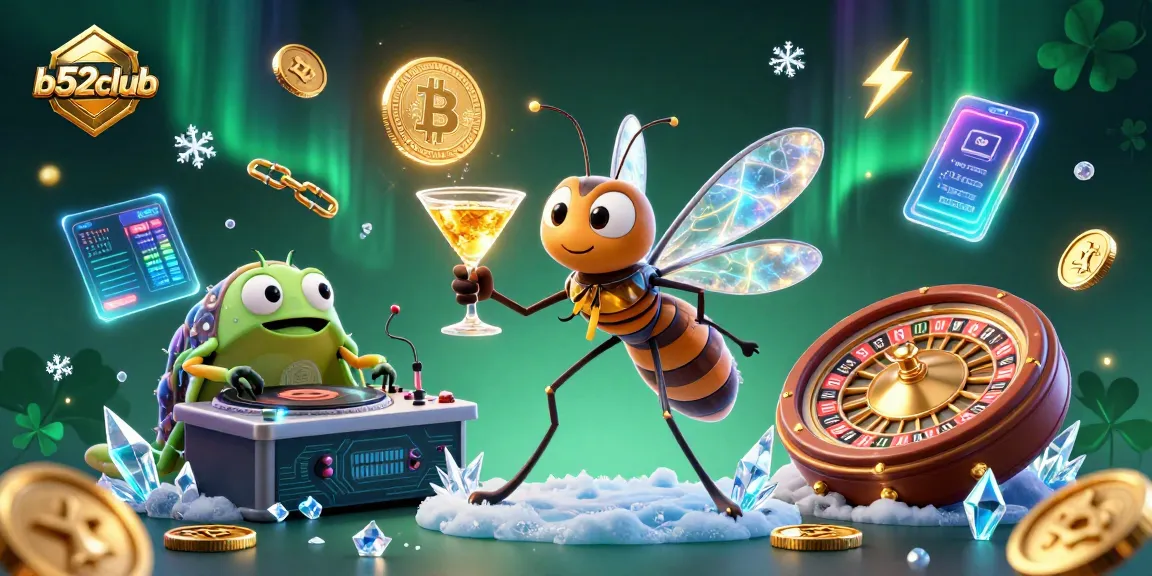Experience excitement at b52club with dynamic casino elements and engaging characters.
