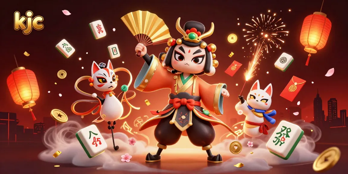 KJC players engage with vibrant visuals, showcasing dynamic game elements and traditional art.