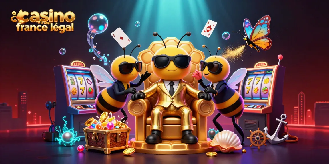 Un jeu captivant de casino en ligne France légal avec un boss abeille et des gardes sous-marins.