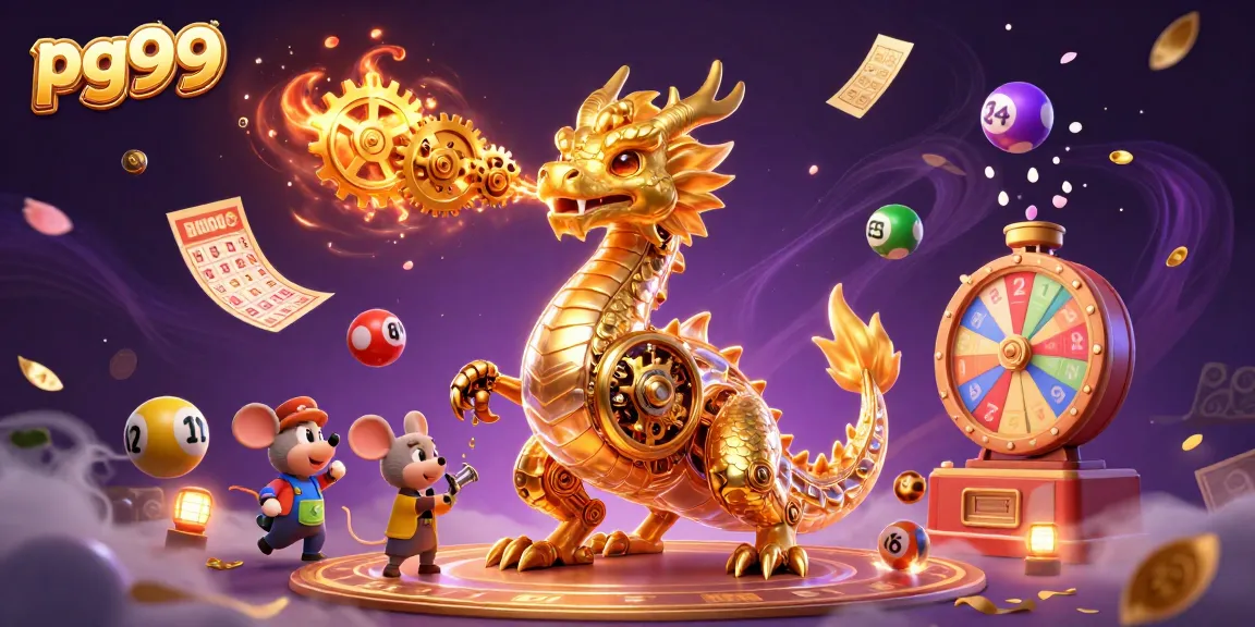 Engage in thrilling gaming at pg99 with a mesmerizing golden dragon and dynamic lottery elements.