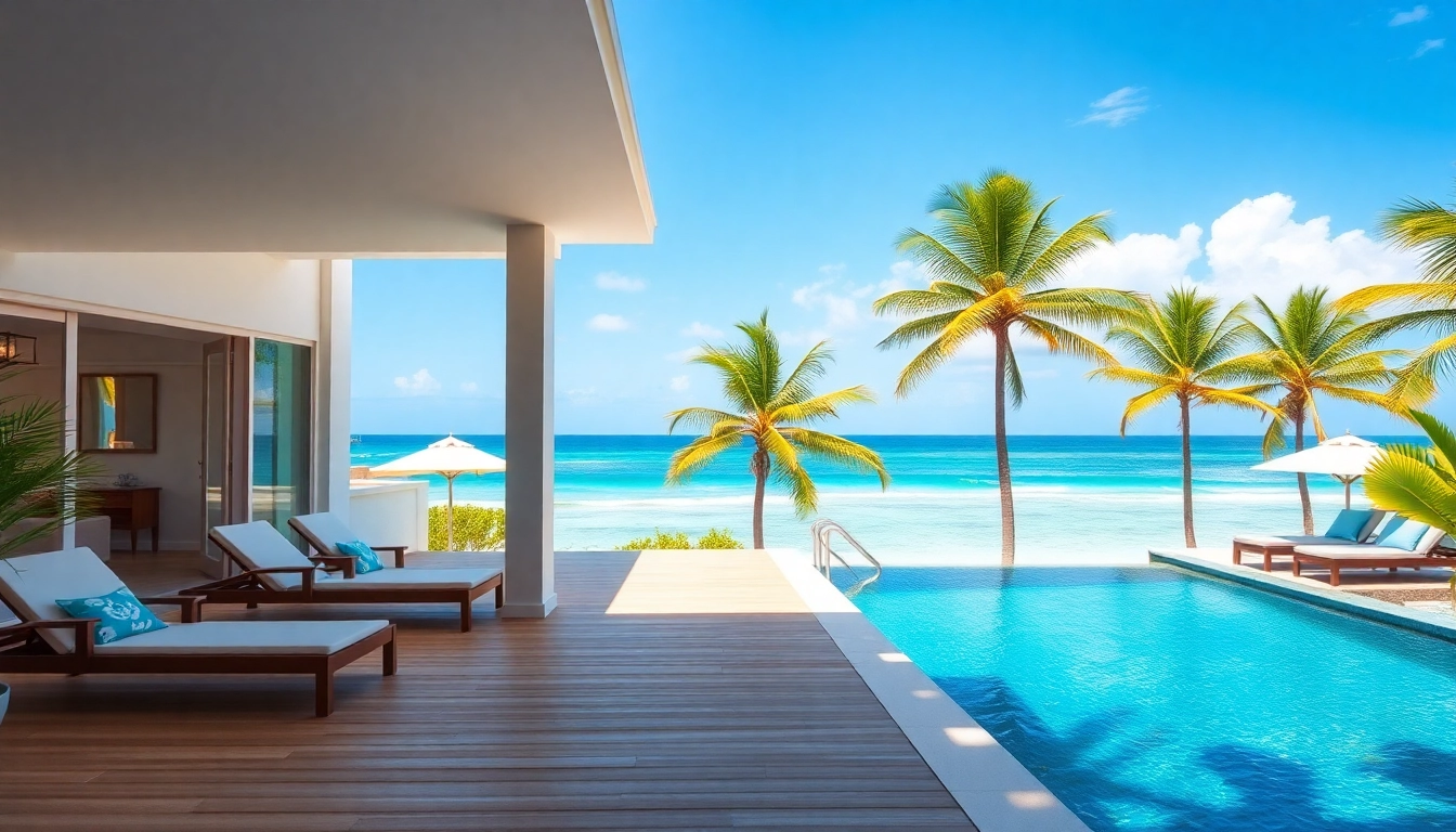 Phuket property management services showcasing a luxurious beachfront villa with stunning ocean views.