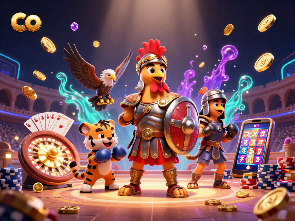 Engage in thrilling gameplay at co with roaring wins from 3D casino characters and dynamic elements.