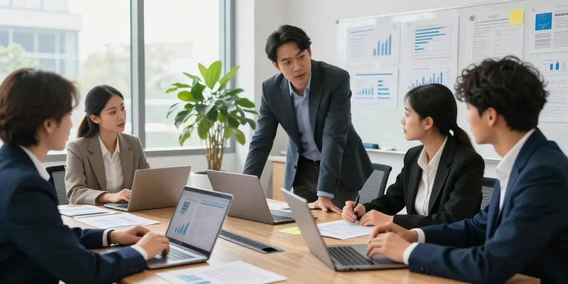 Team discussing youlend merchant cash advance strategies in a modern office