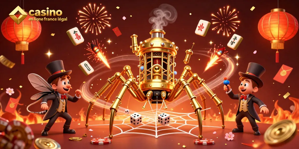 Jouez à des jeux captivants sur casino en ligne France légal avec une illustration dynamique de casino.