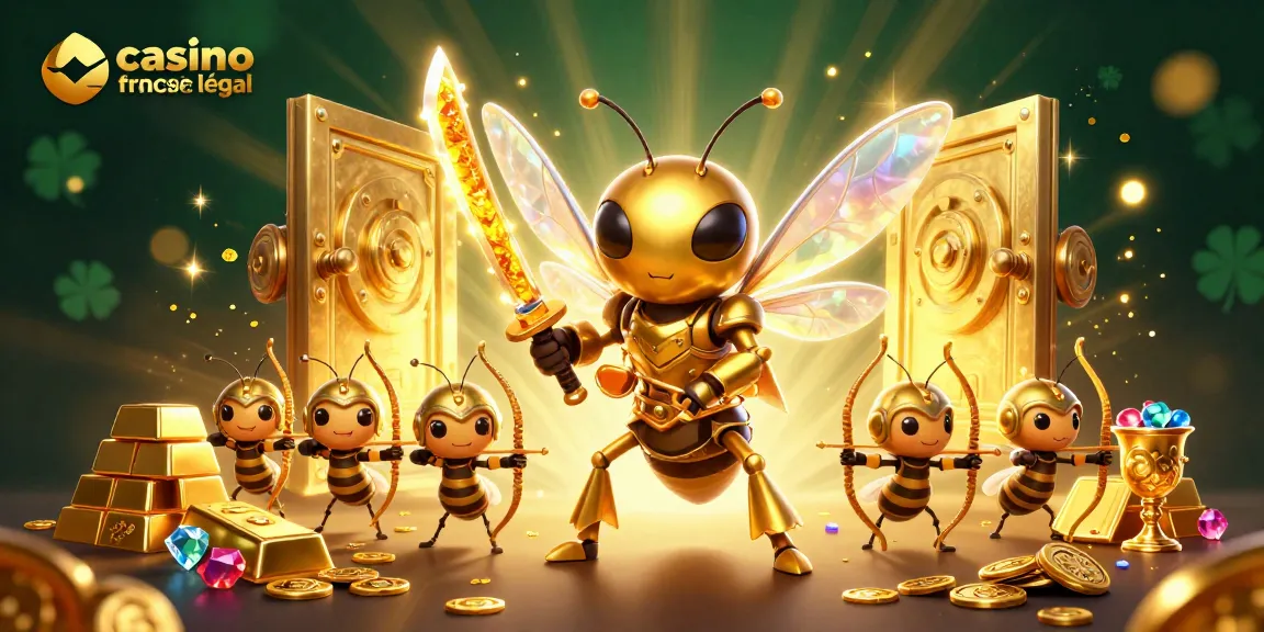 Jouez sur le casino en ligne légal en France avec des personnages animés et des trésors scintillants.