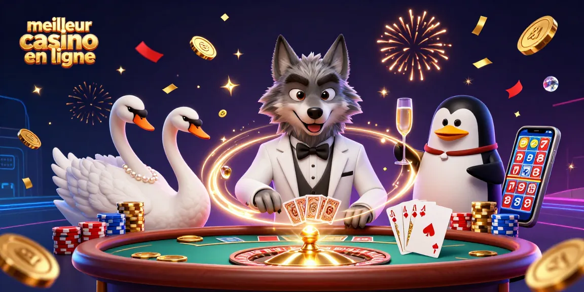 Profitez de l'expérience du meilleur casino en ligne avec des personnages amusants et des éléments de jeu dynamiques.
