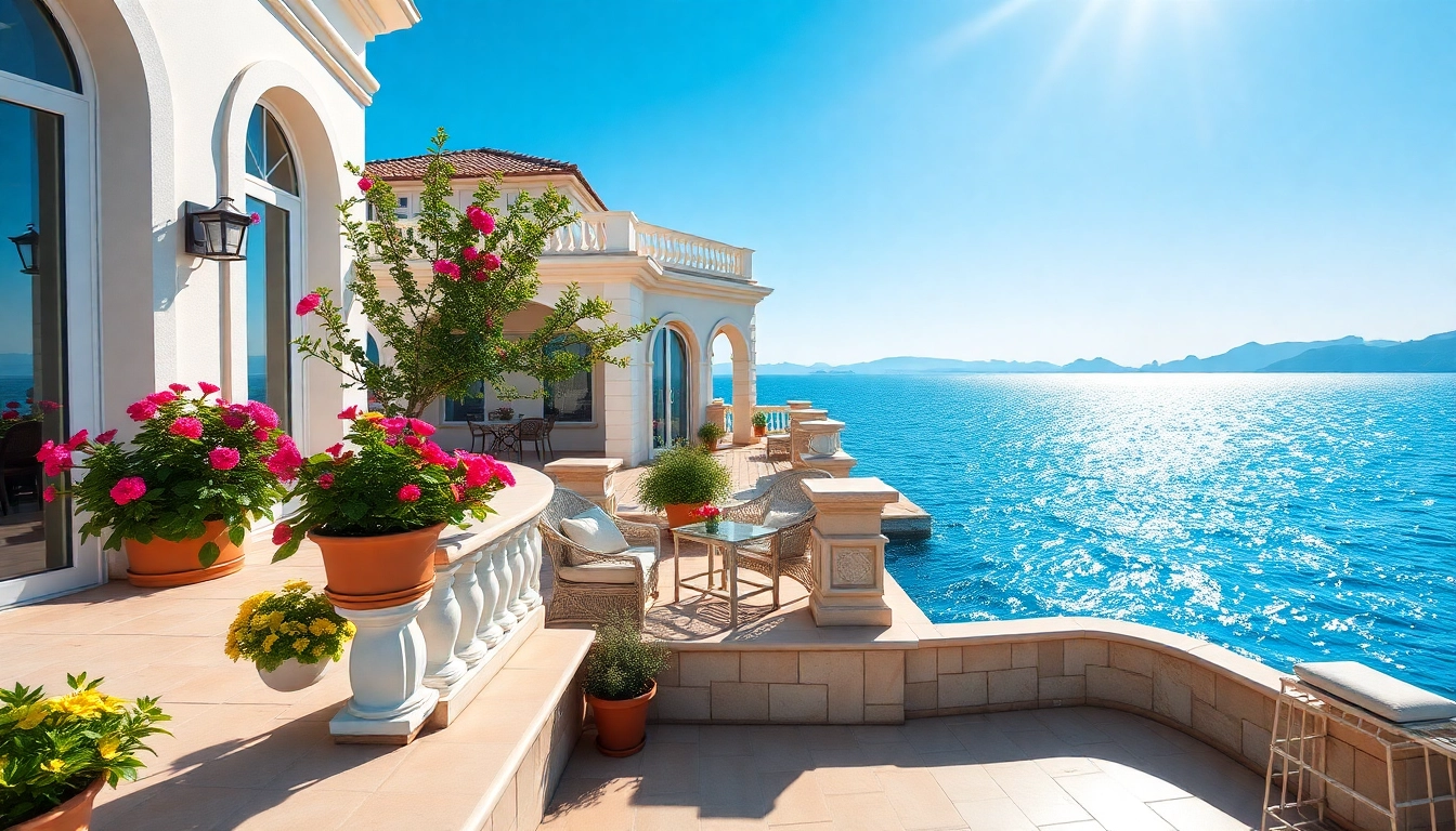 Explore a beautiful villa as property in turkey alanya offers breathtaking views by the sea.
