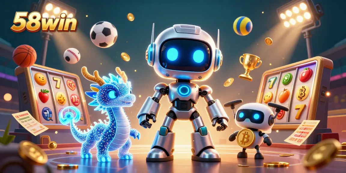 Engage with 58win's immersive casino experience through vibrant slots and dynamic sports elements.
